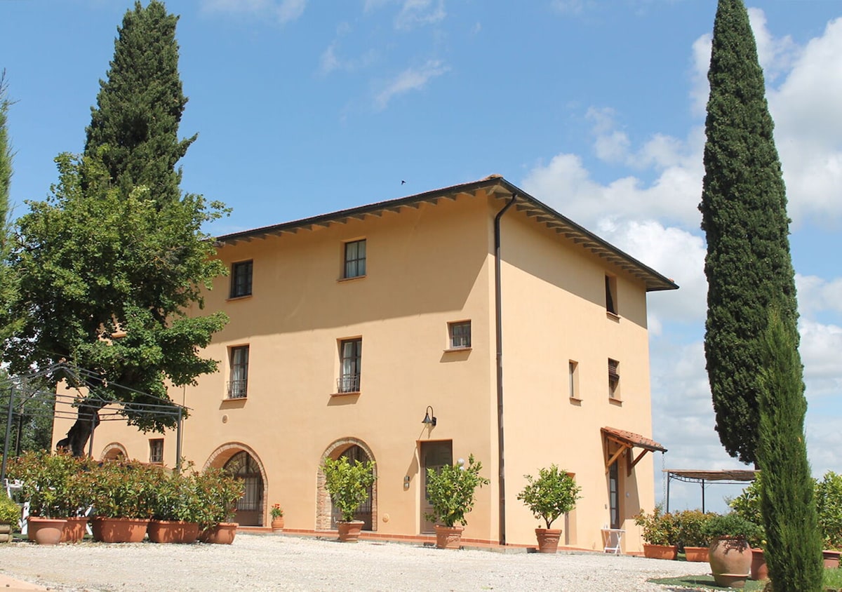 Villa le ripe公寓- gambassi terme, Tscana