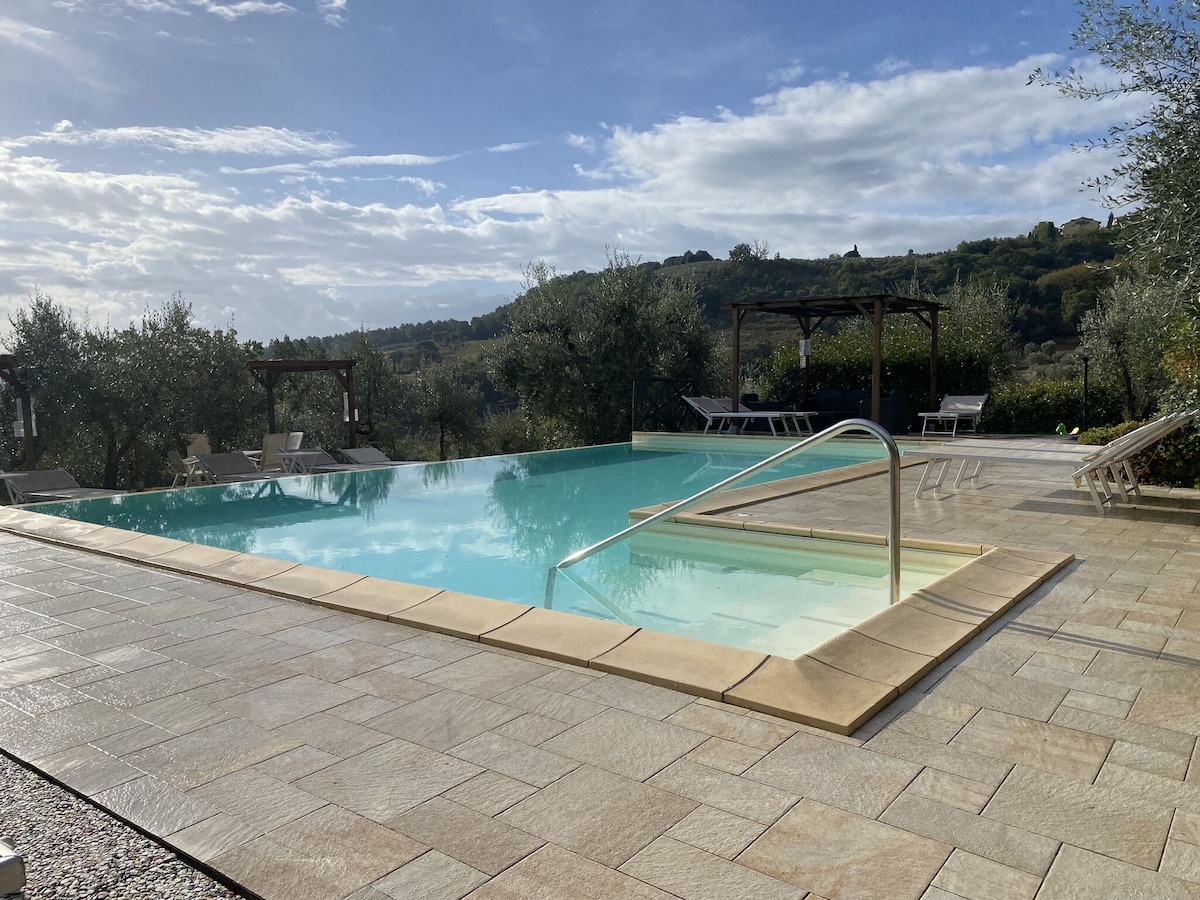 Villa le ripe公寓- gambassi terme, Tscana