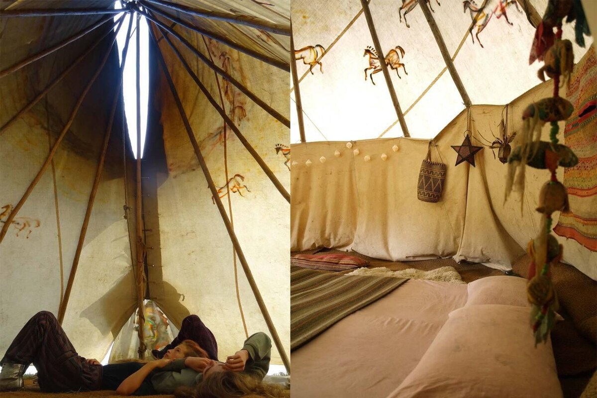 Eco Project Tipi at Permaculture Land