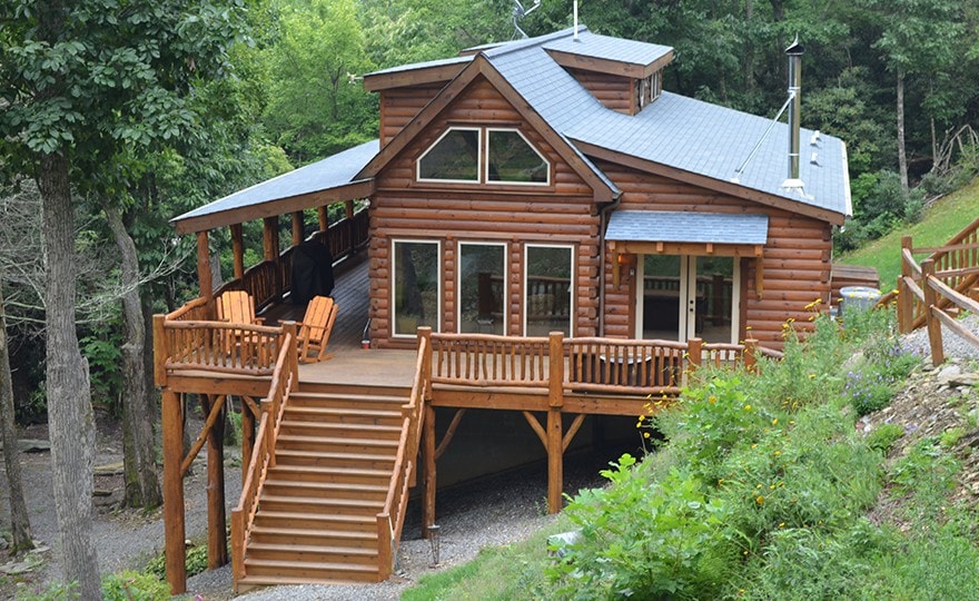 Creekside at High Rock | 2 Bedroom Log Home