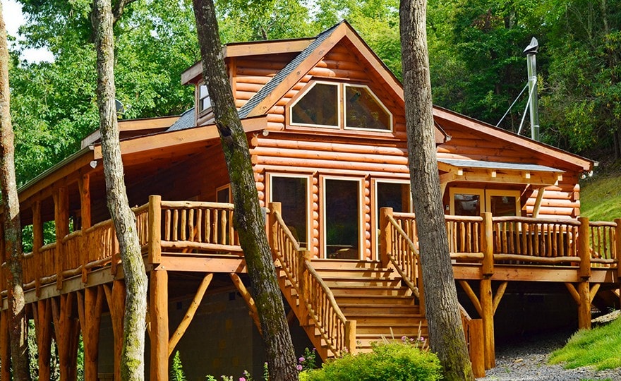 Creekside at High Rock | 2 Bedroom Log Home