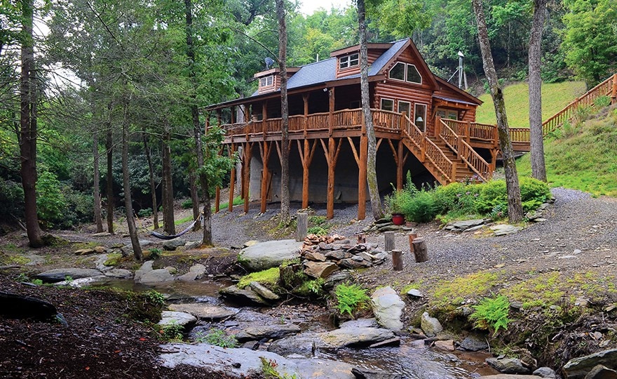 Creekside at High Rock | 2 Bedroom Log Home