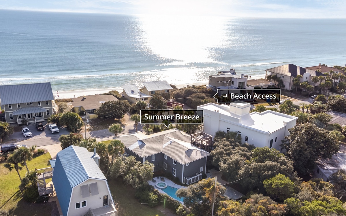 Deeded Beach Access - Private Pool - Summer