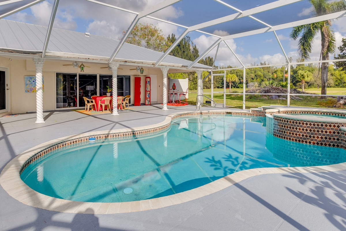 西棕榈滩出租，带私人游泳池和露台！