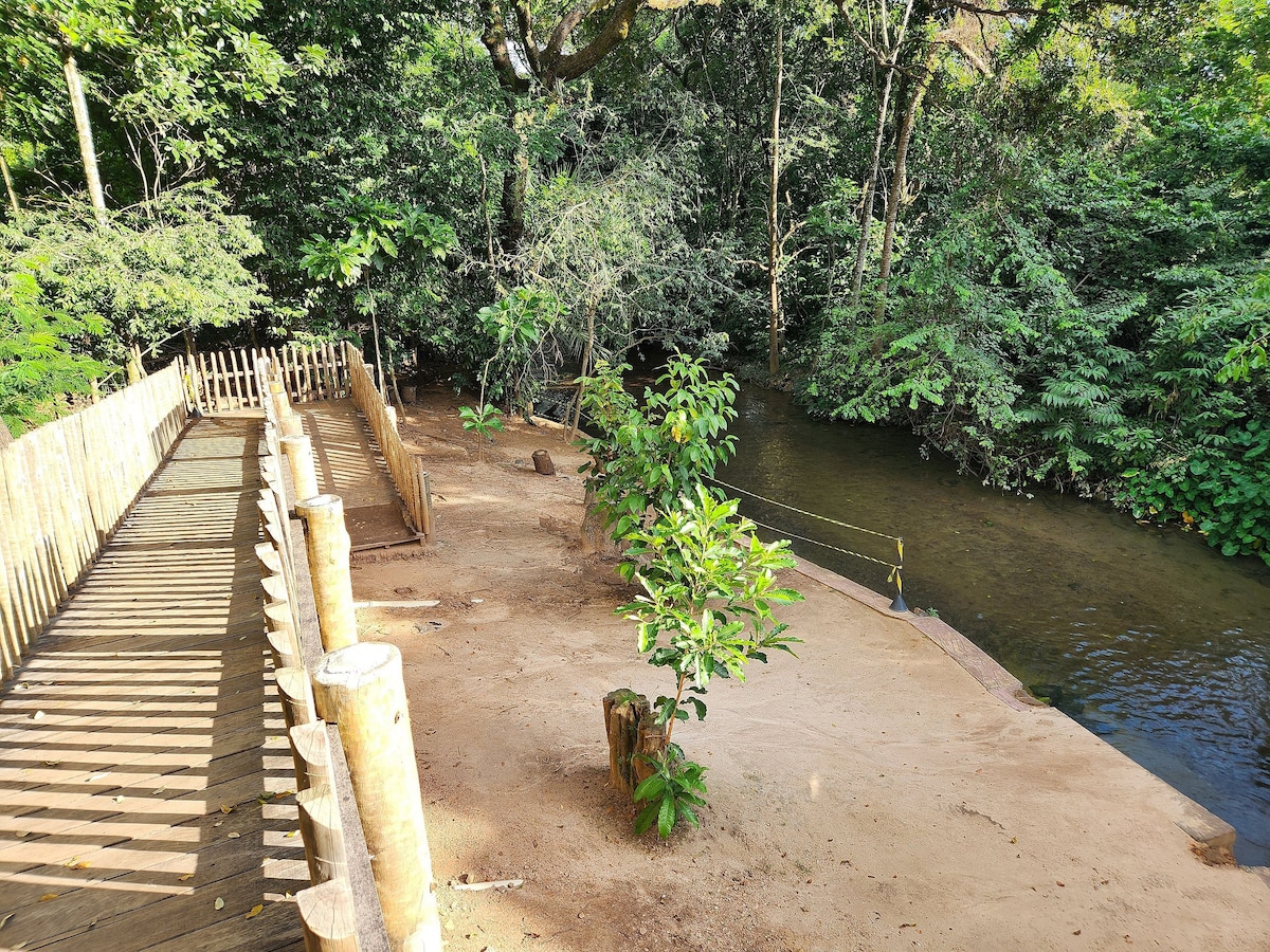 Park Veredas com acesso ao rio e vista espetacular
