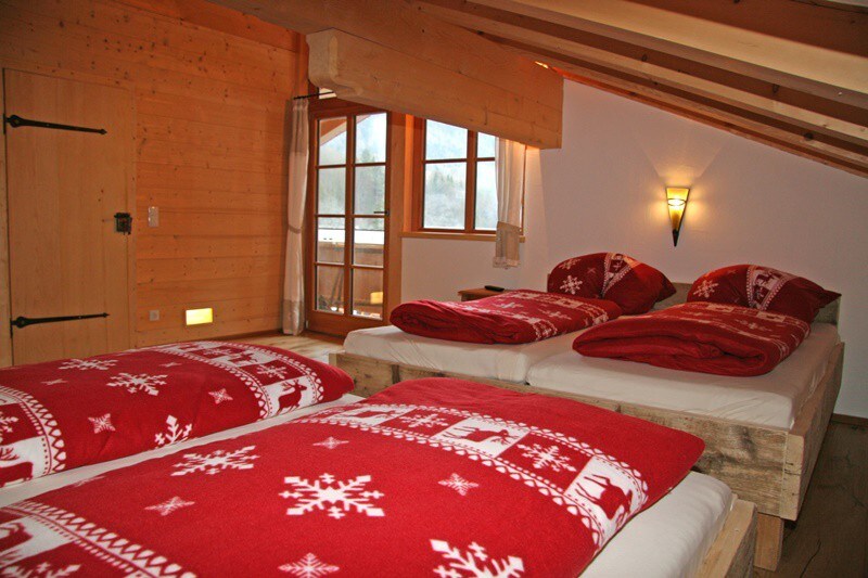 Log cabin holiday flat for up to 10 people, 90m²