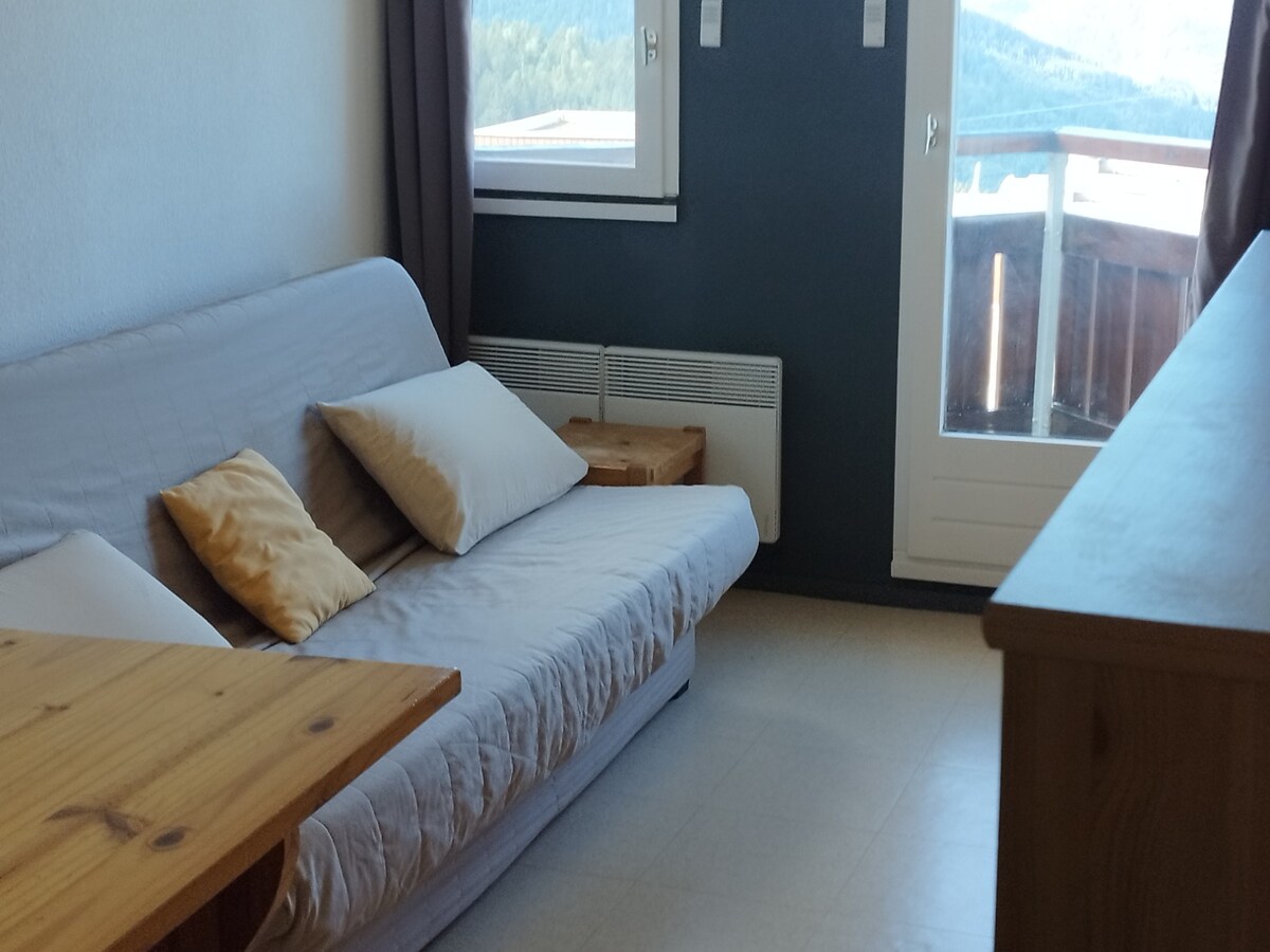 单间公寓Les Adrets-Prapoutel ，公寓单间公寓，可容纳3人。