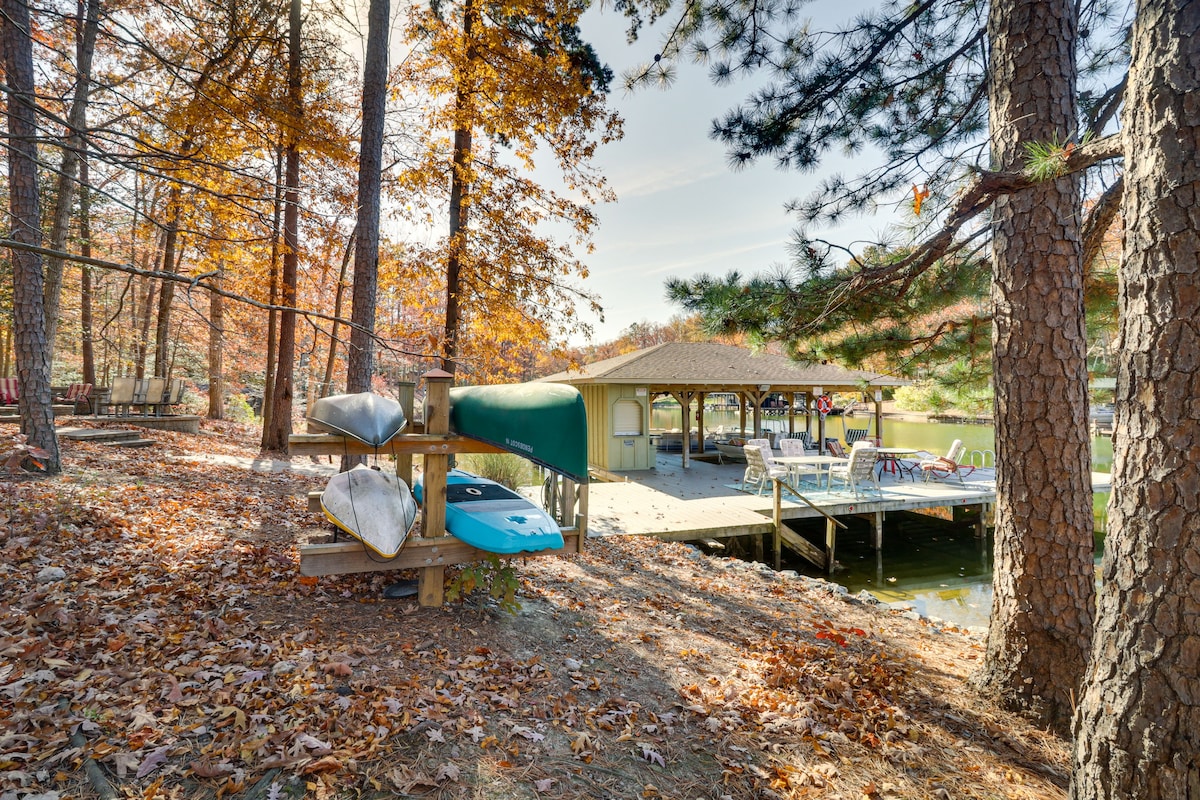 Waterfront Lake Anna Home: Kayaks & Private Dock