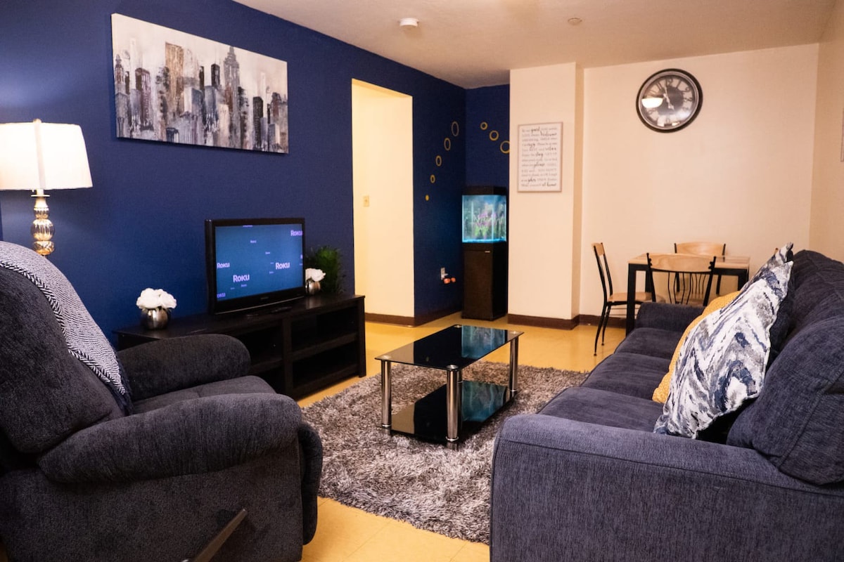 2 Bedroom Downtown Apt|Clean and Safe|