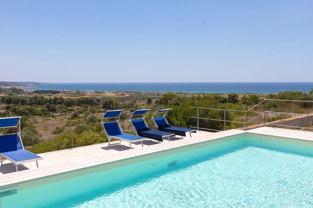 Pool villa near the beaches w/ fantastic sea view