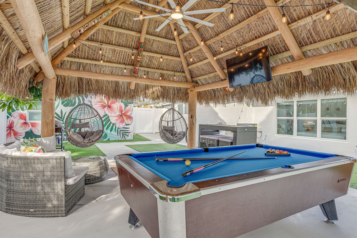 令人惊叹的北棕榈滩度假屋，带加热泳池！