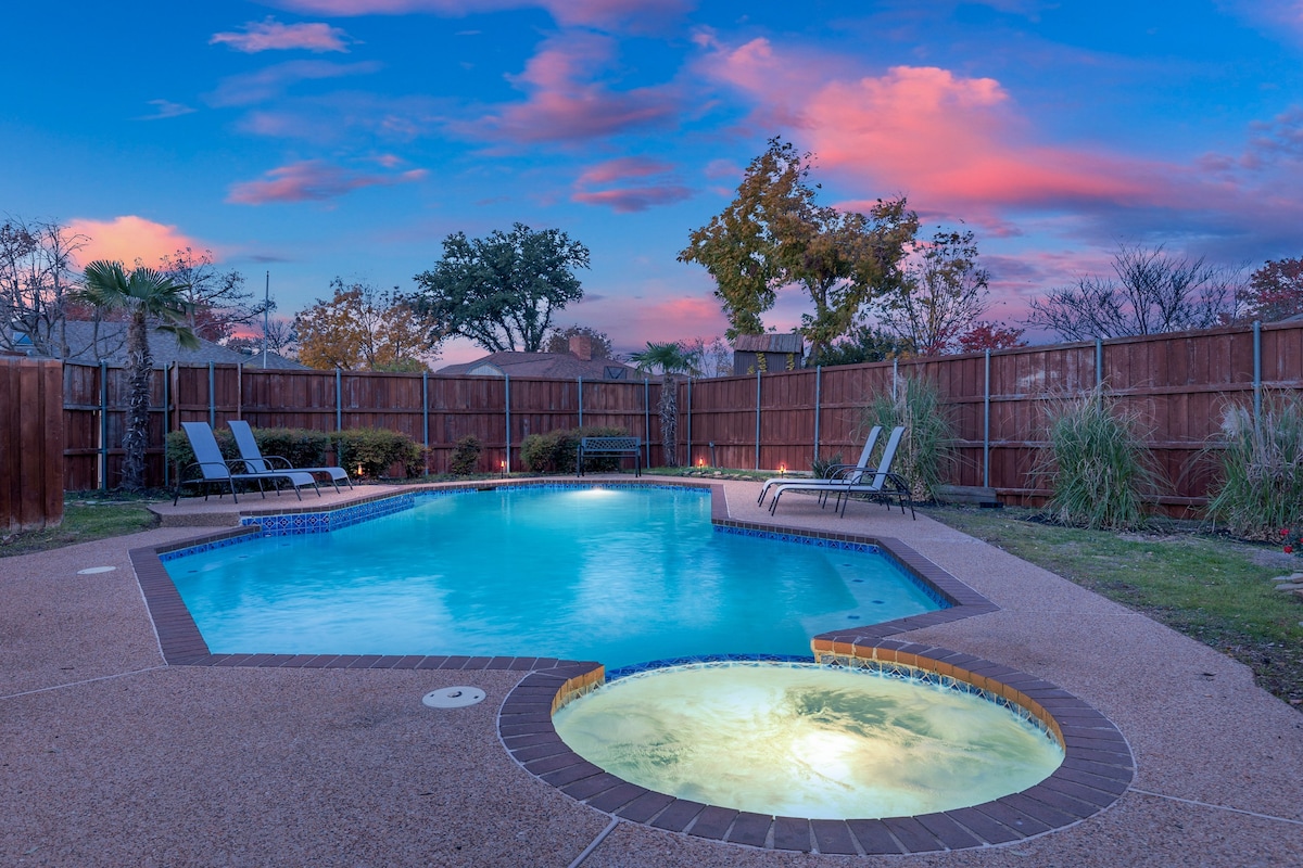 Backyard Oasis w/ Pool + Spa and Huge Game Room