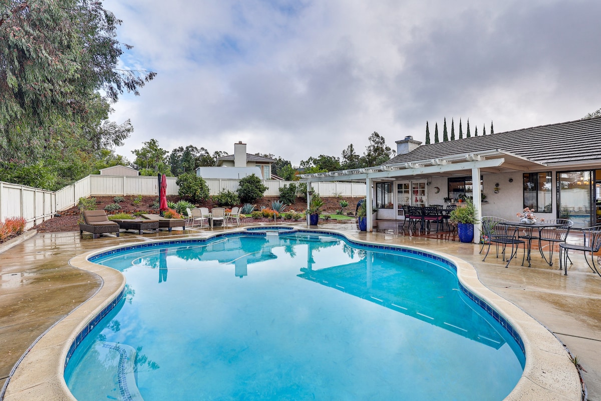 Serene Poway Home w/ Private Pool: Pet Friendly!