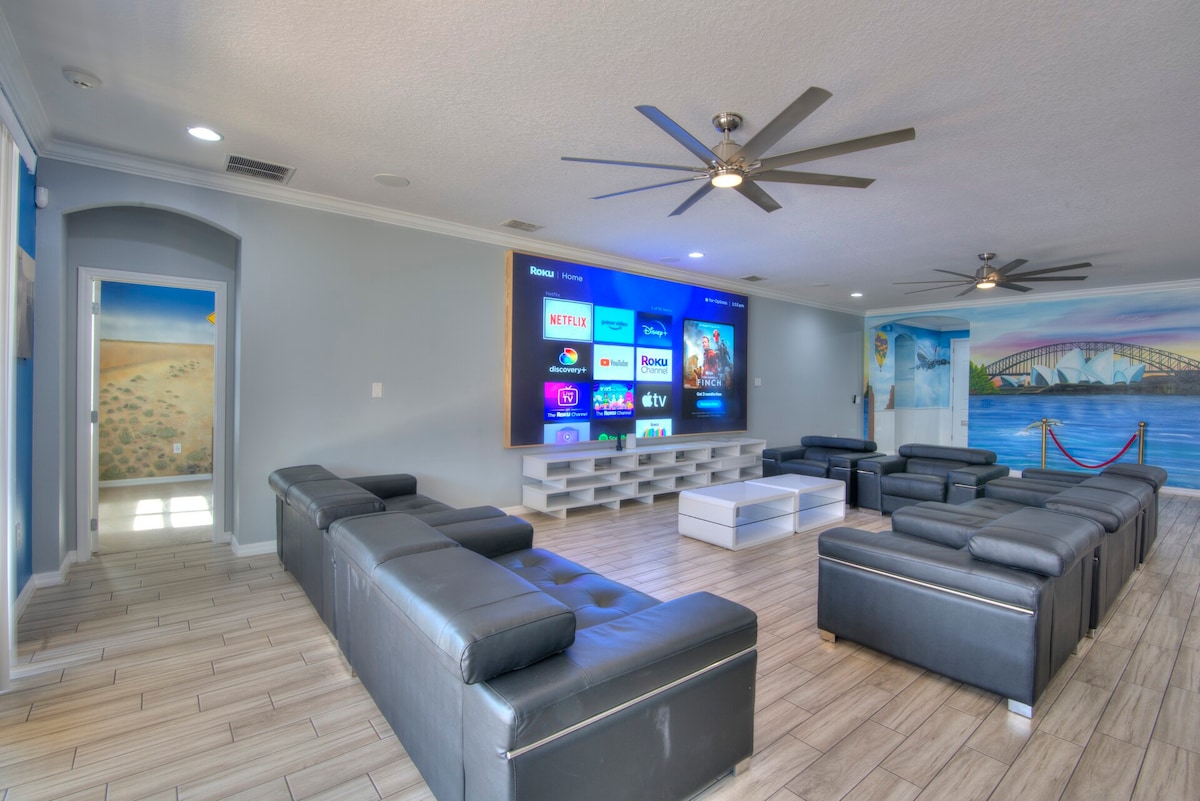 Amazing Bowling Alley Home, Orlando Mansion 6223