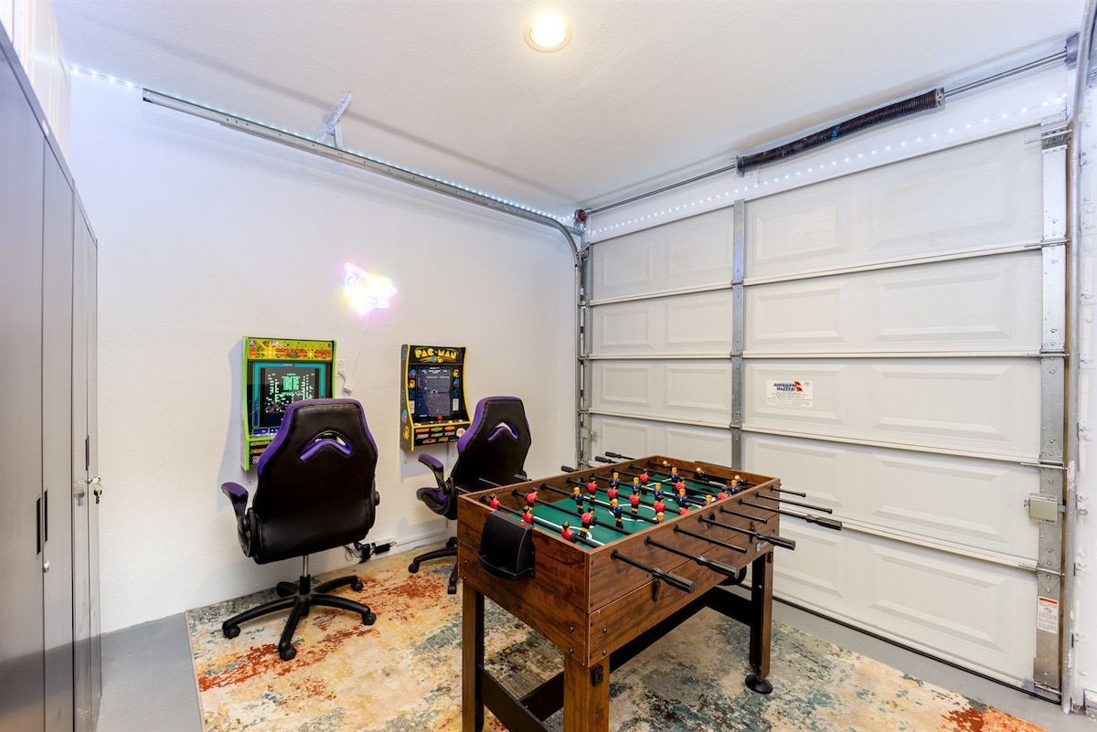Near Beaches/Town|BBQ&Firepit|Game Room|Kids Room