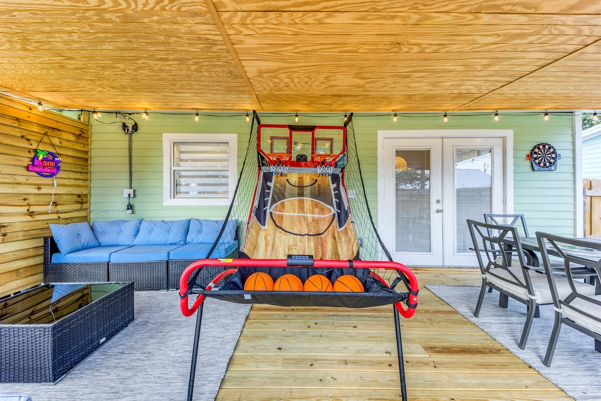 Near Beaches/Town|BBQ&Firepit|Game Room|Kids Room