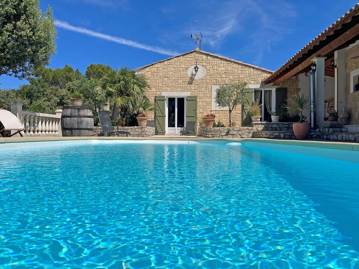 Holiday home with piano and private pool