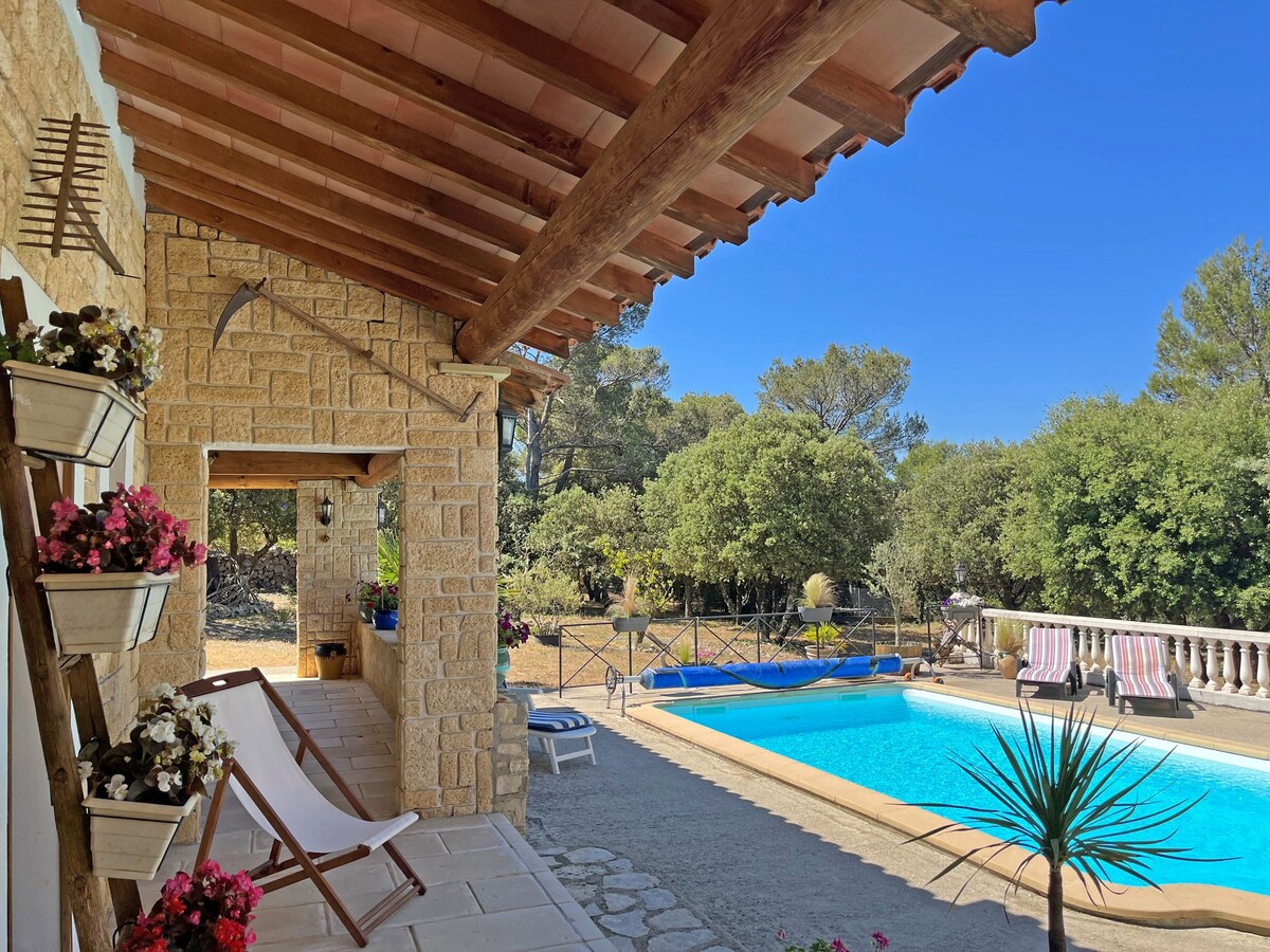 Holiday home with piano and private pool