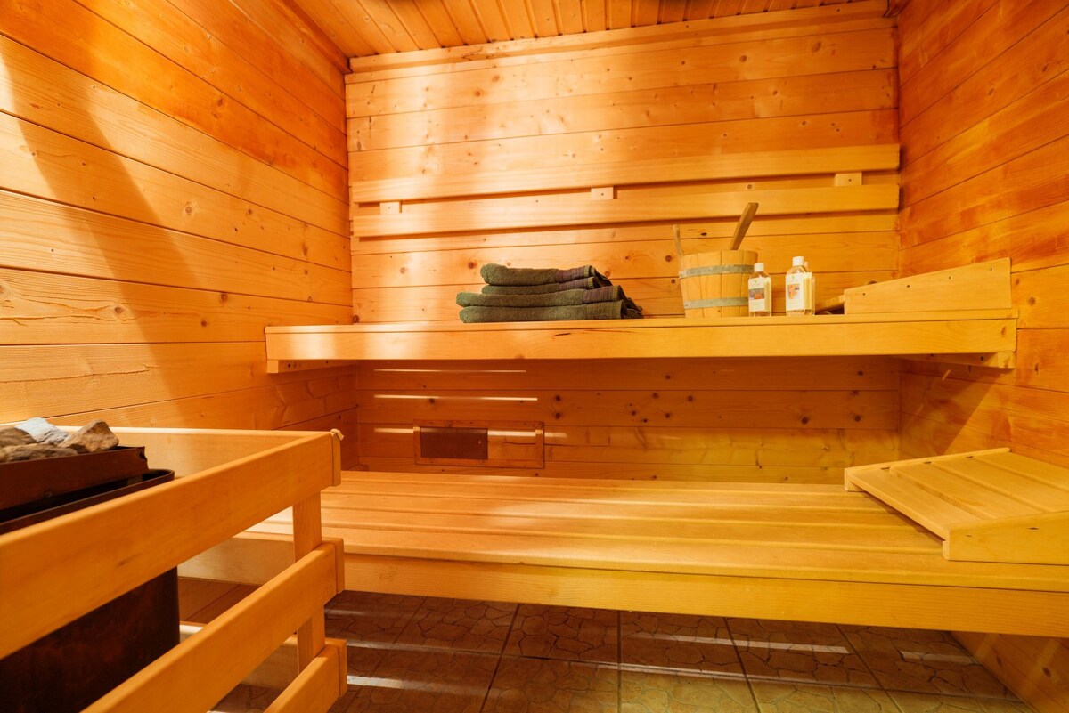 Waldschatz: Sauna | Kamin | eingezäunt