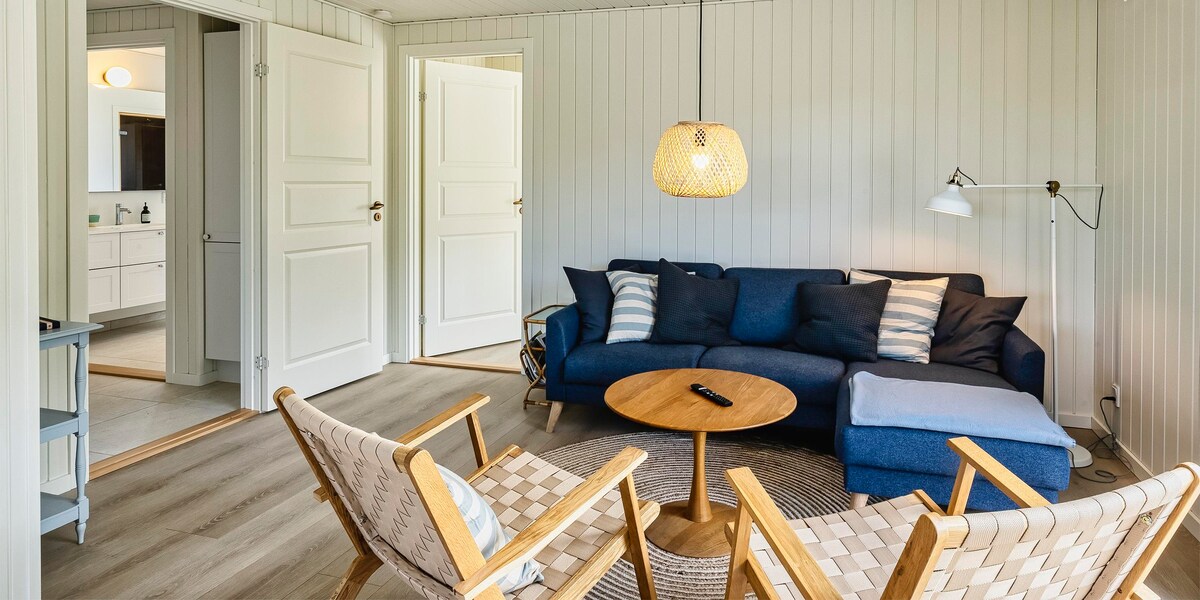 Cozy cottage in modern nordic style