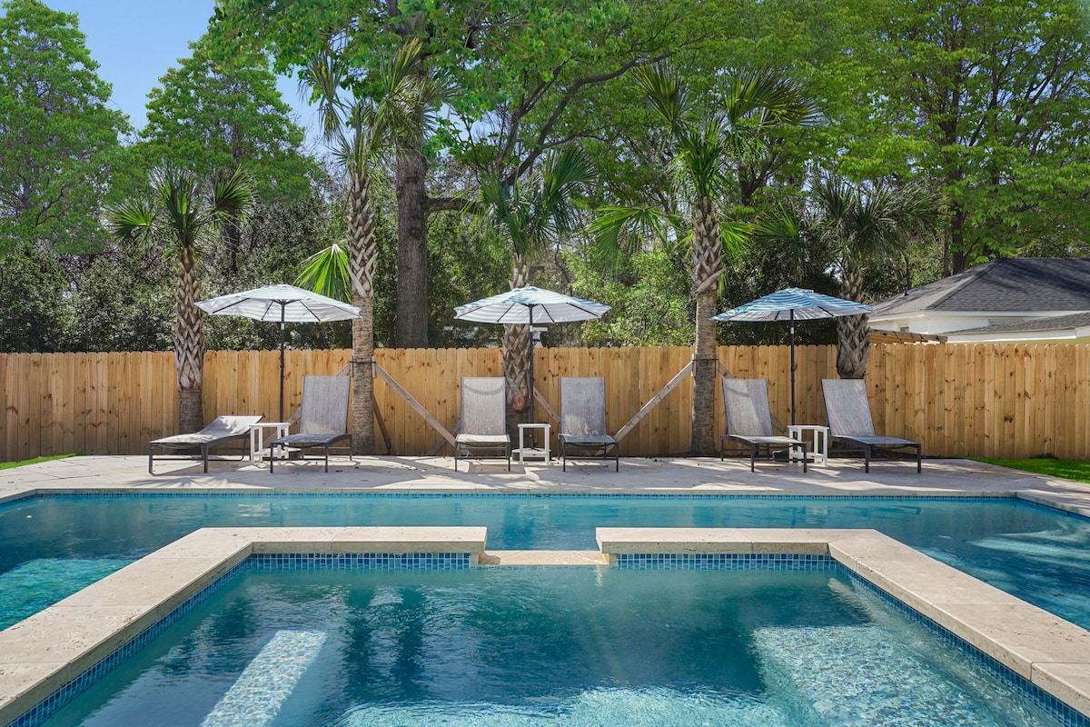 Charleston Beaches Pool Heated Spa King Suite