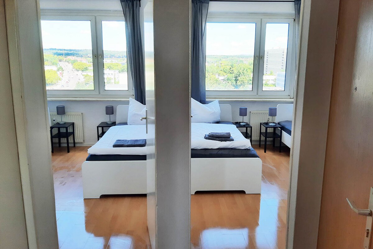 HAL16 cozy flat with *3BR* free WiFi in Halle