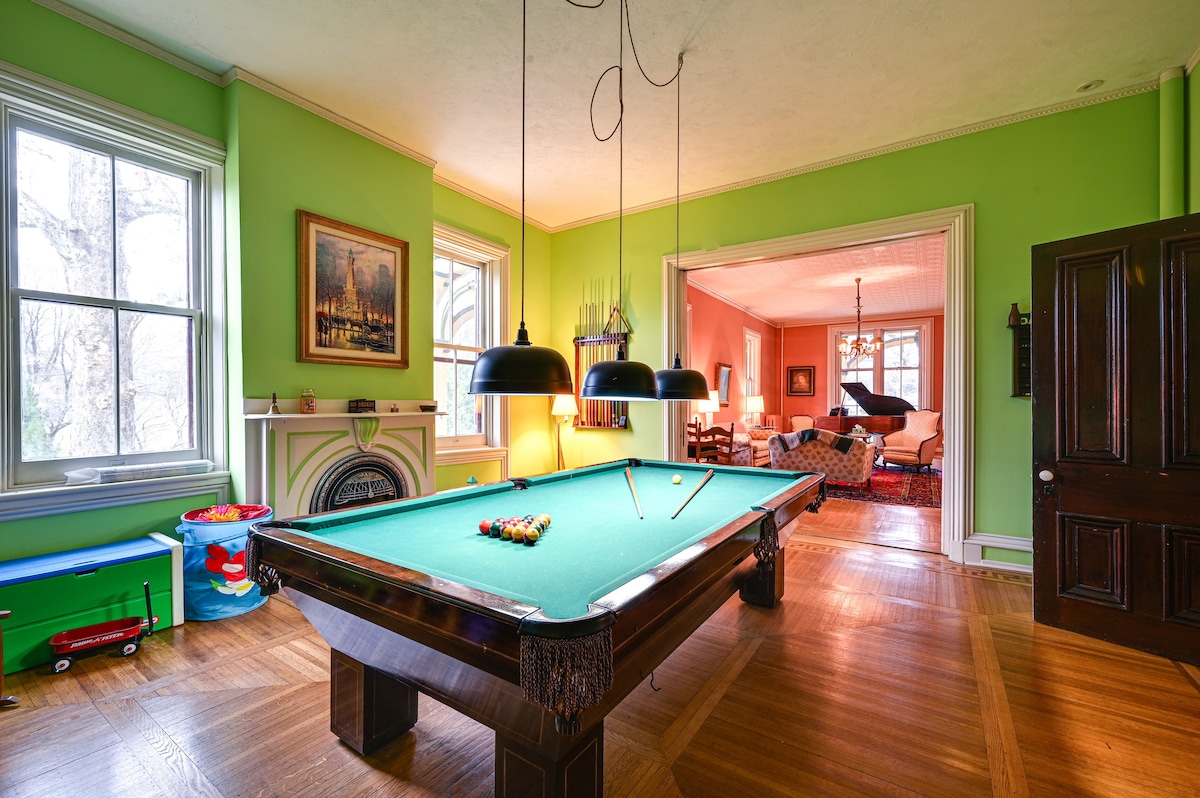 Historic Chambersburg Home w/ Pool + Game Rooms!
