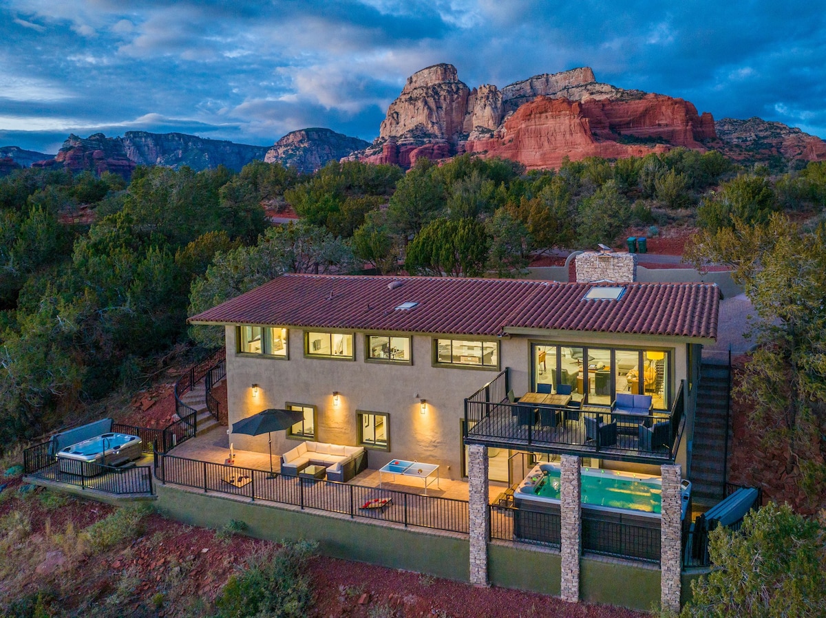 Seven Canyons: Sedona Luxury with Panoramic Views!