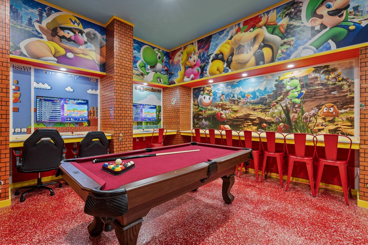 Themed, Movie theater, Game Room, 9 BD, Pool(6210)