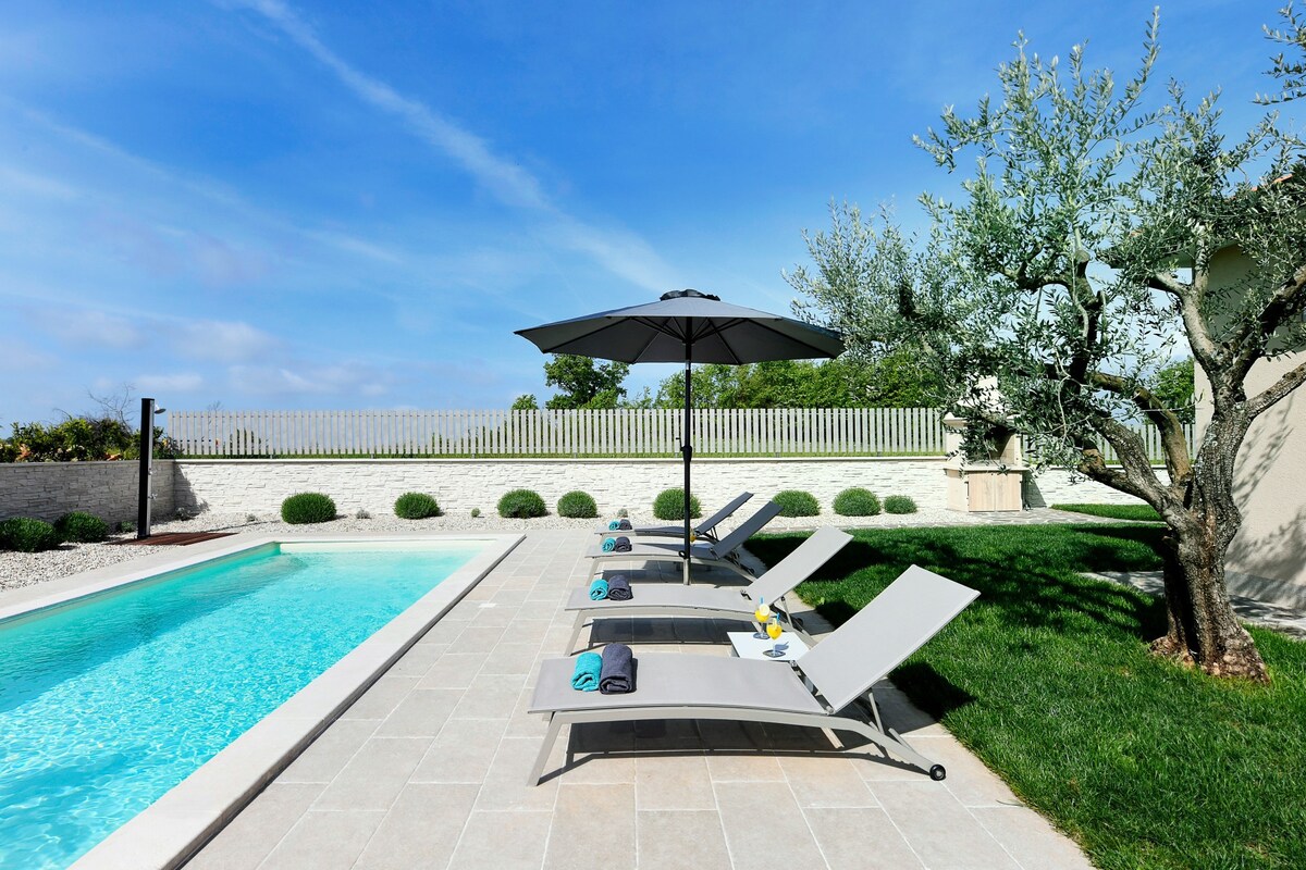 Villa Olea with a private pool near Porec