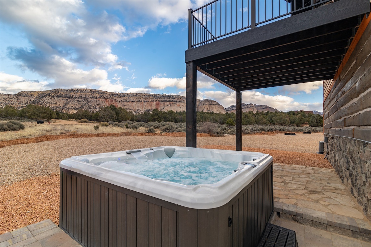 红峡谷小屋|私人热水浴缸| Zion NP