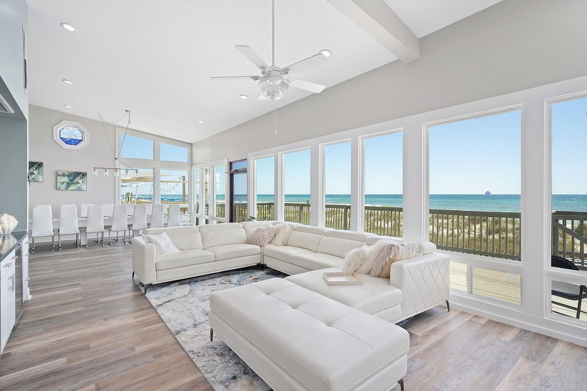 Beachfront Bliss & Unmatched Gulf Views!