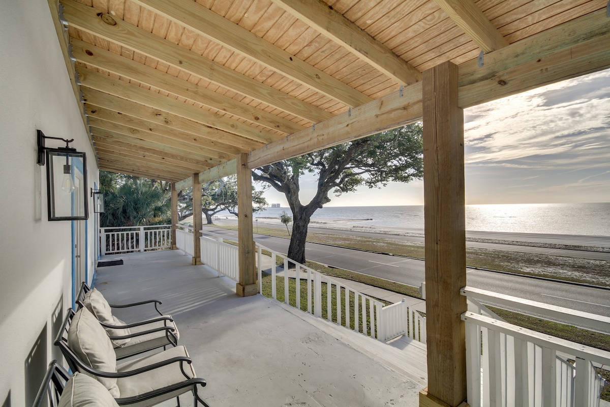 Oceanfront Biloxi Vacation Rental - Walk to Beach!