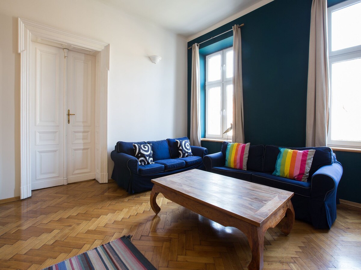 Airy and sunny apartment in the centre of Krakow