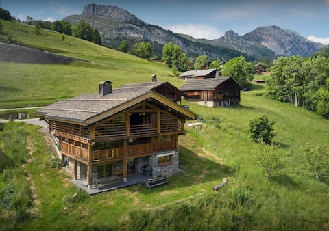 Mountain retreat 15p with spa