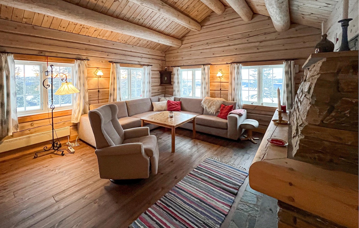 Amazing home in Sjusjøen with WiFi