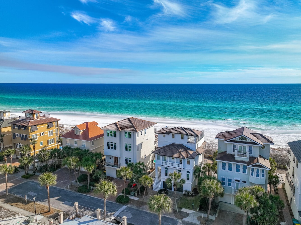 Beach Front Luxury w/Pool I 8BR Emerald Dawn