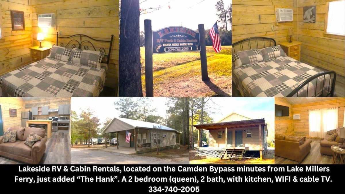 「The Hank」-湖畔小木屋