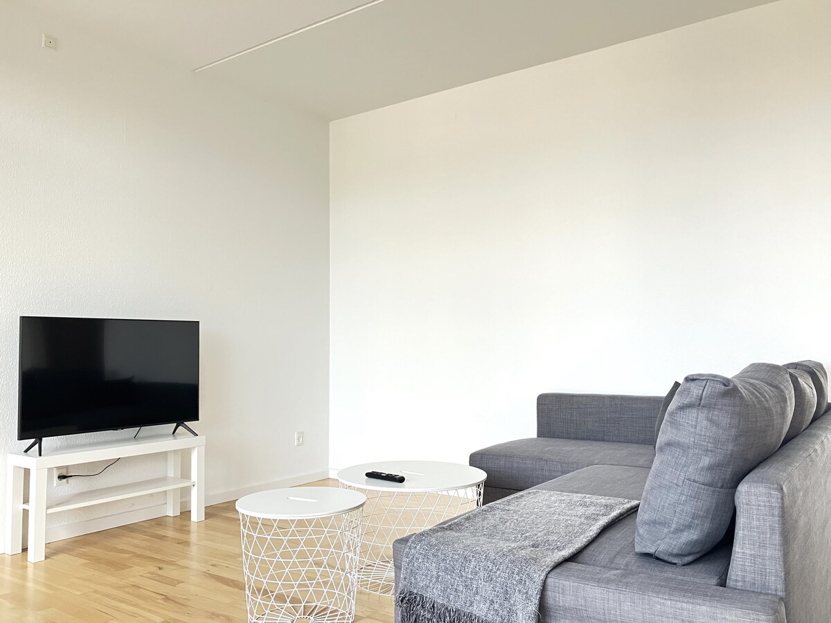 Three-bedroom apartment located in Vejle.