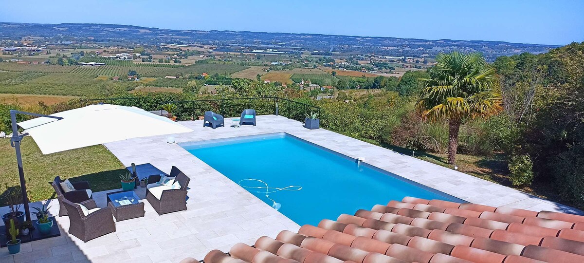 Villa avec piscine privée au cœur du Lot et Garonn