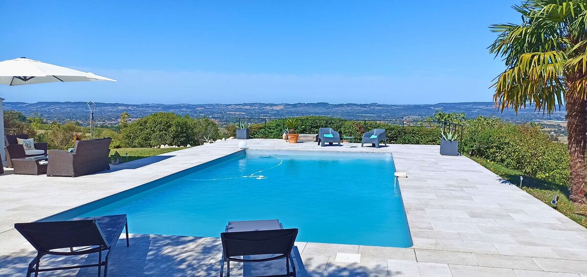 Villa avec piscine privée au cœur du Lot et Garonn