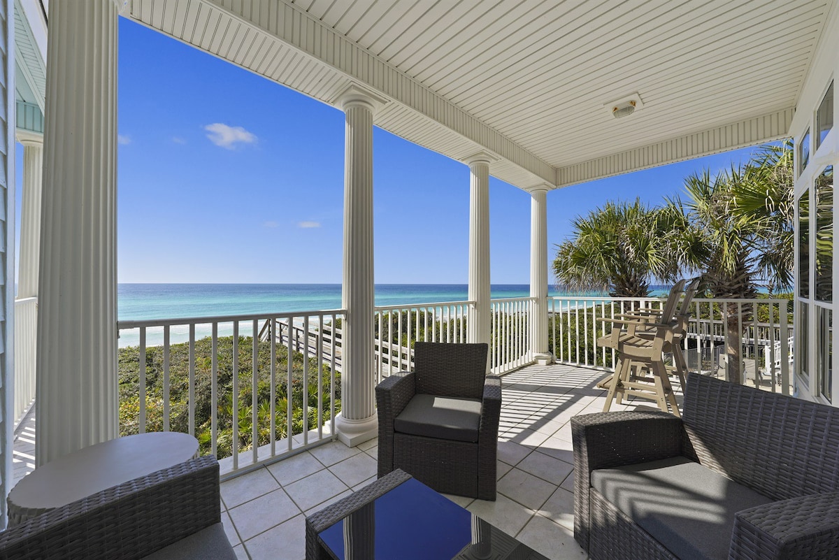 Beautiful Beachfront Home on 30A! Sleeps 16