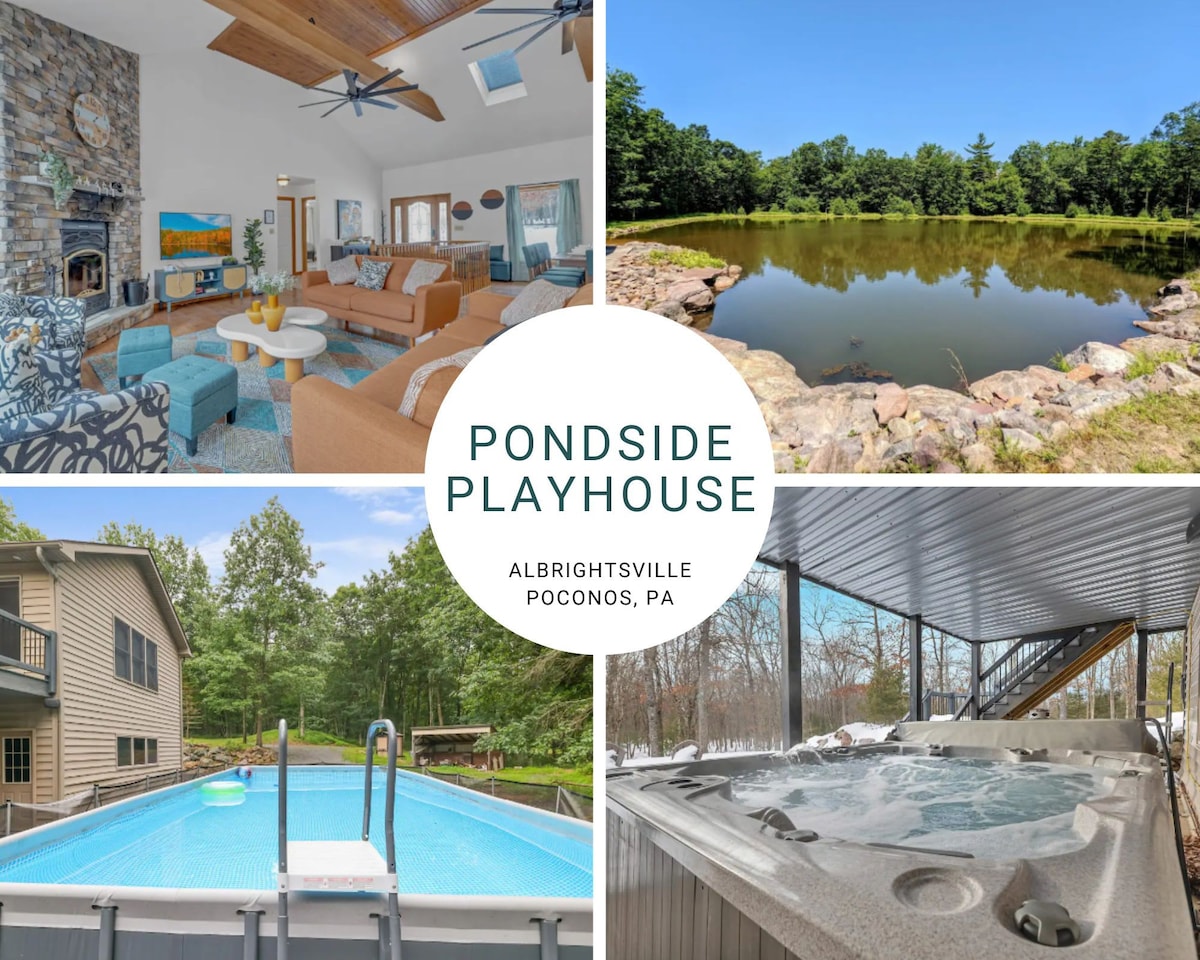 PrivatePond&Pool|HotTub|GameRoom|Dogs|MovieTheater