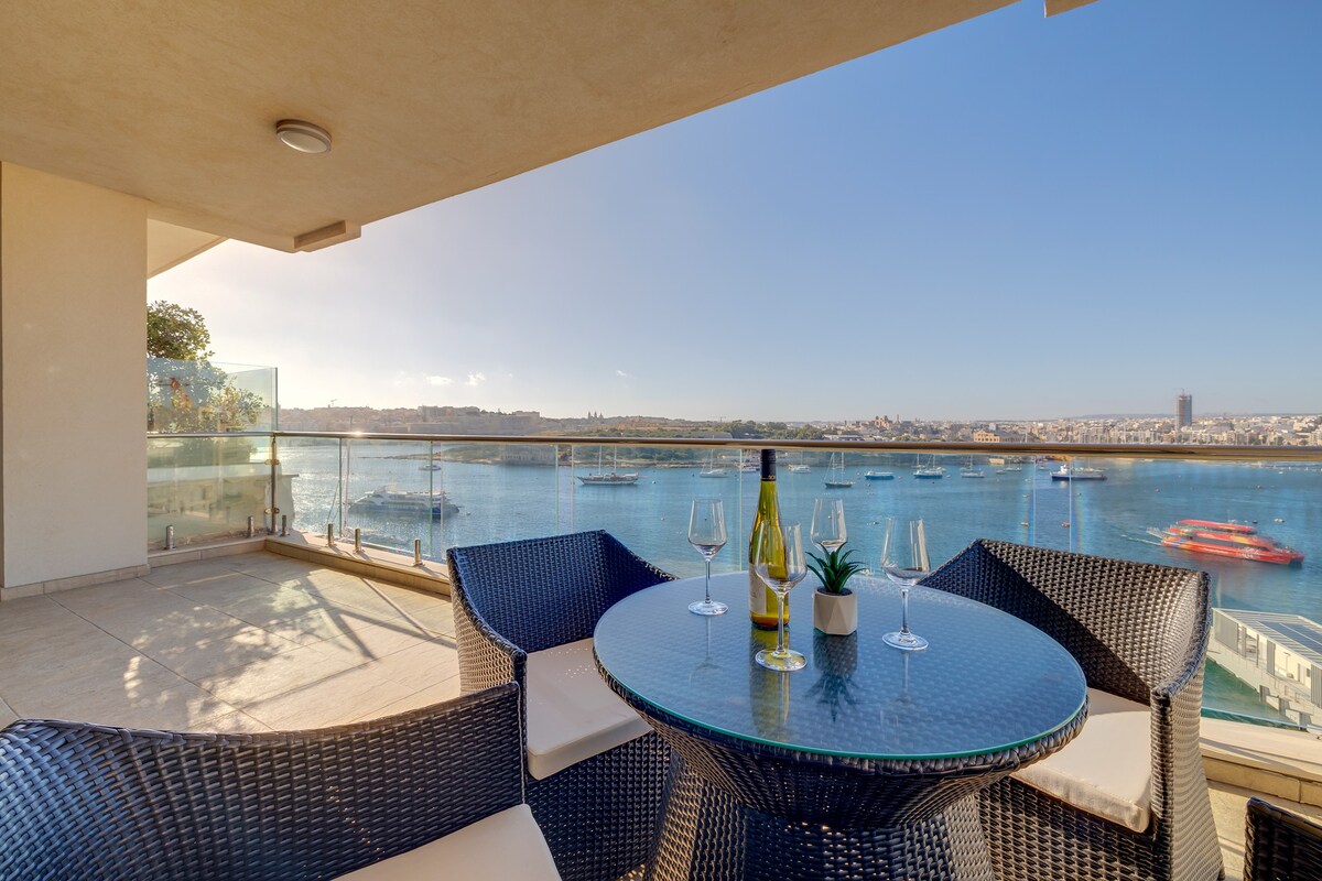 Valletta Skyline Serenity Luxury, Harbour Views