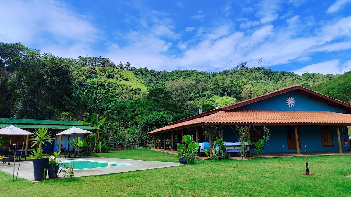 Casa na Roça 
Vila São Francisco c/
Café da manhã