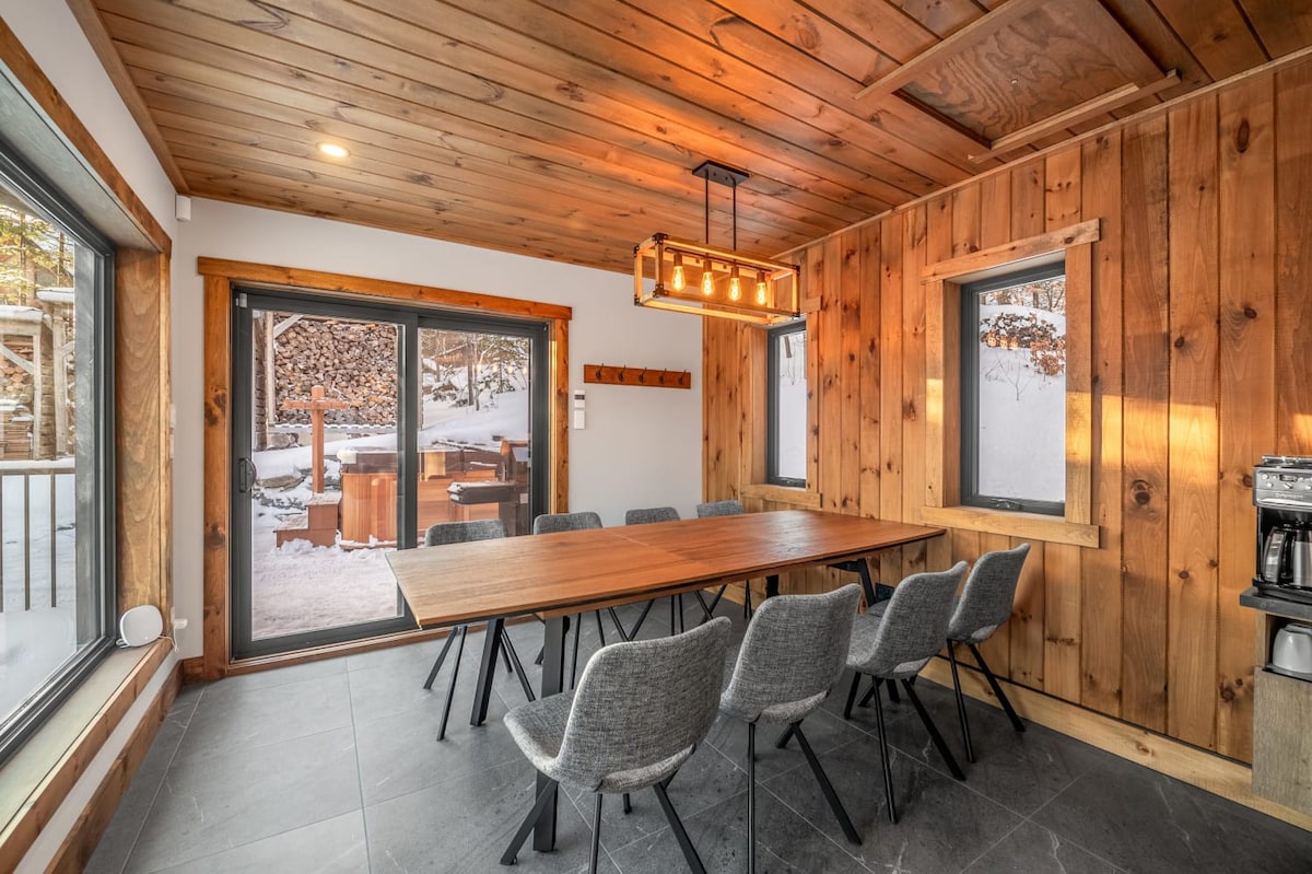 Promontoire-29 | Mountain chalet with a hot tub|
