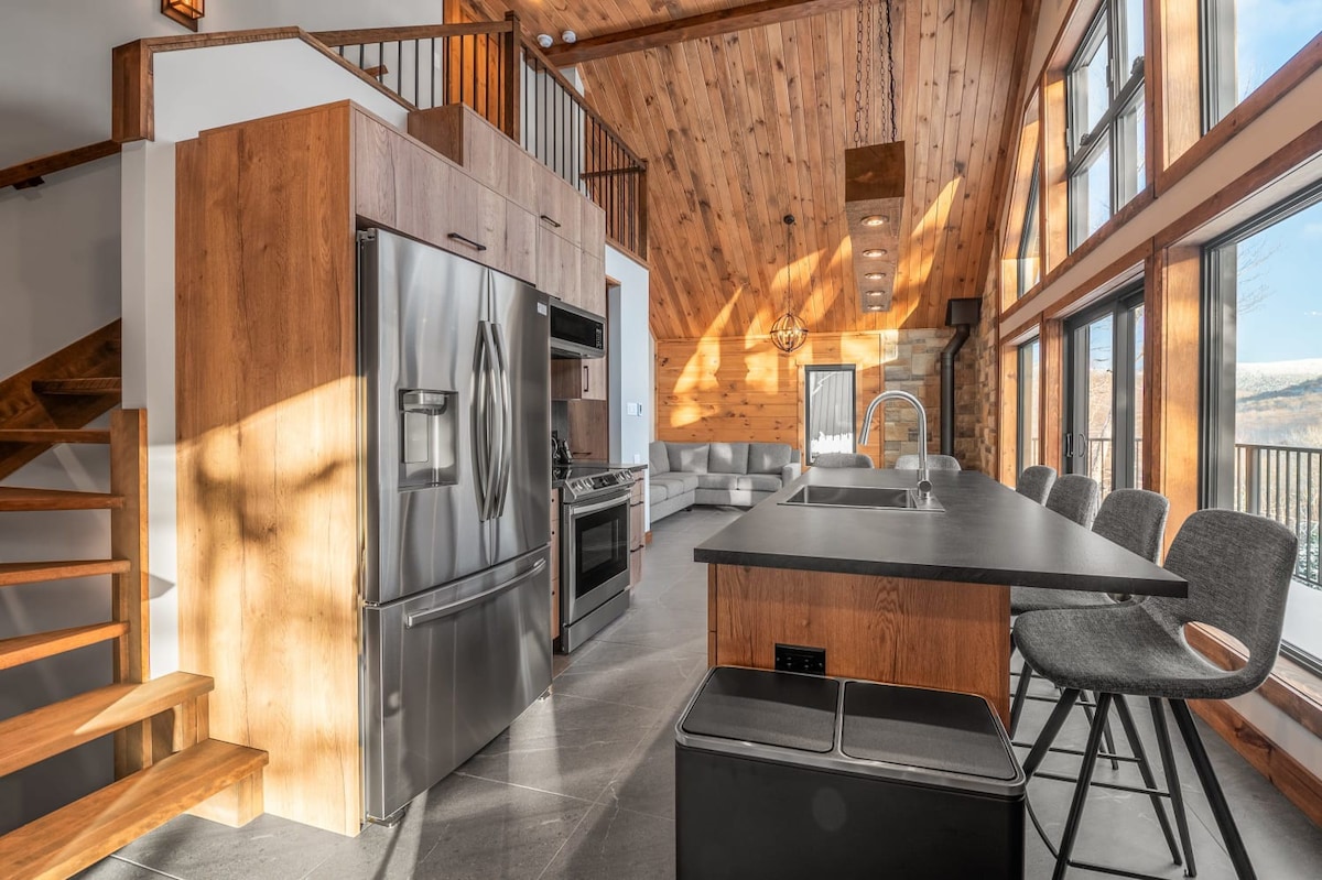 Promontoire-29 | Mountain chalet with a hot tub|