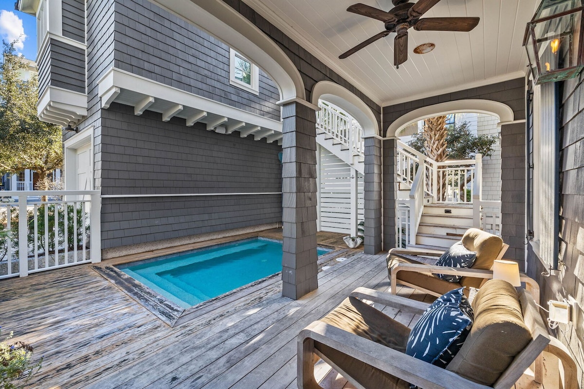 Pool, Golf Cart, Tower Views of Watersound Beach,