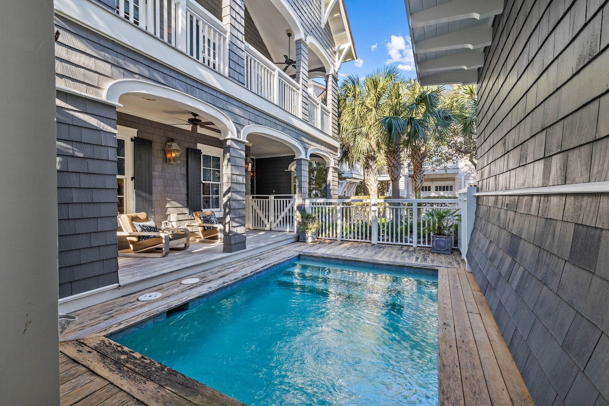 Pool, Golf Cart, Tower Views of Watersound Beach,