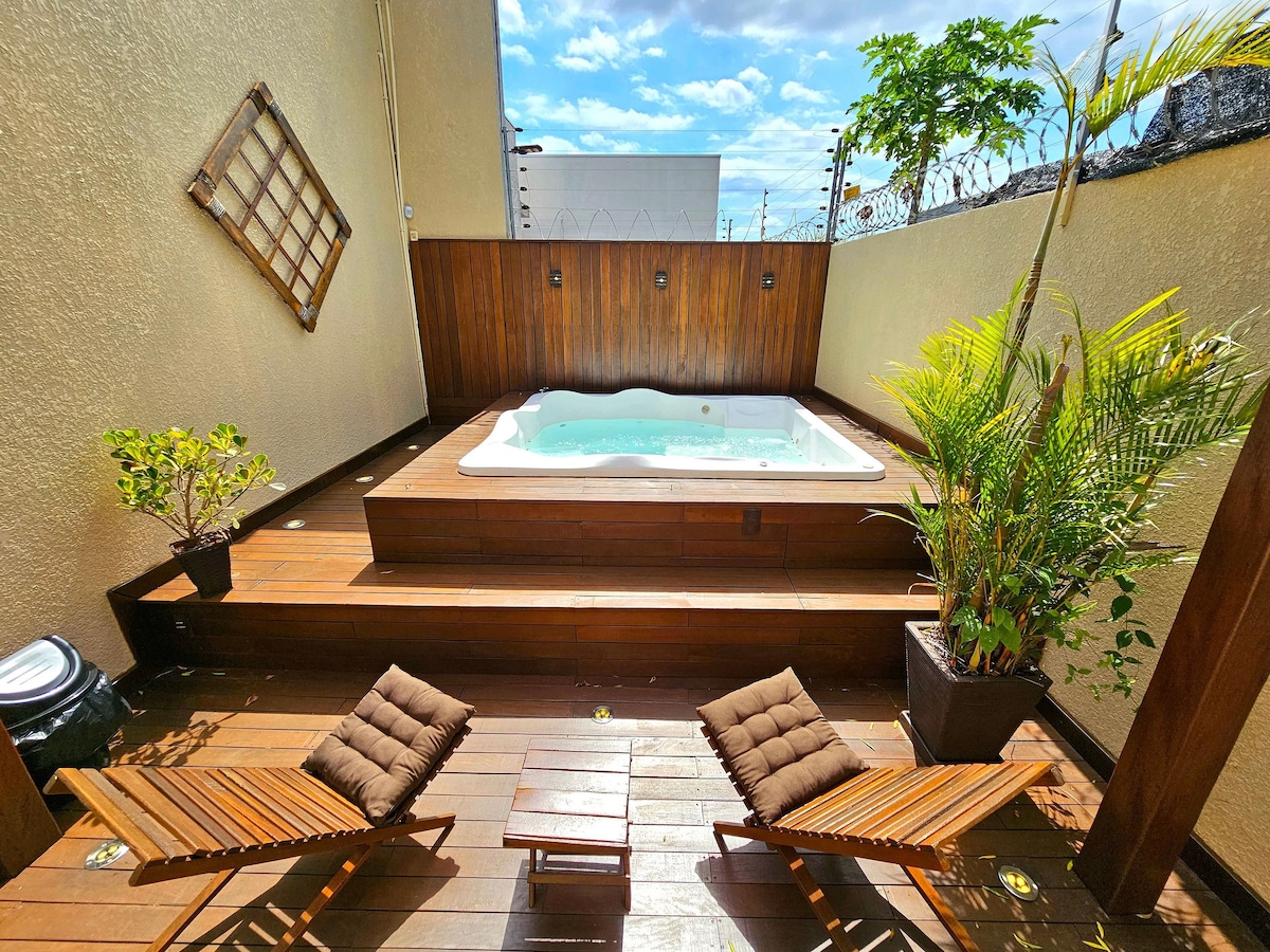 Casa 2 quartos Jacuzzi aquecida prox Cataratas